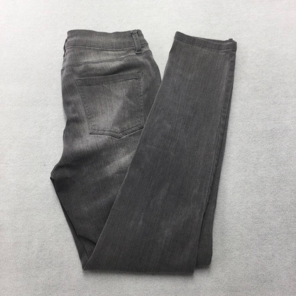 Buffalo David Bitton Pursuit Skinny Jeans Womens 10 Gray Mid Rise Stretch 32x30